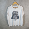 Vintage Star Wars Darth Vader Skull T Shirt Men’s XL White Logo Graphic Spellout