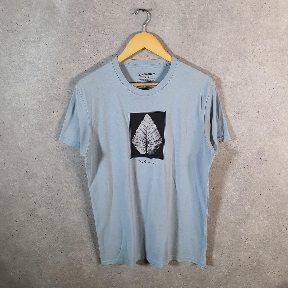 Vintage Volcom Y2K T Shirt Men’s Medium Blue Casual Sports Logo Athletic