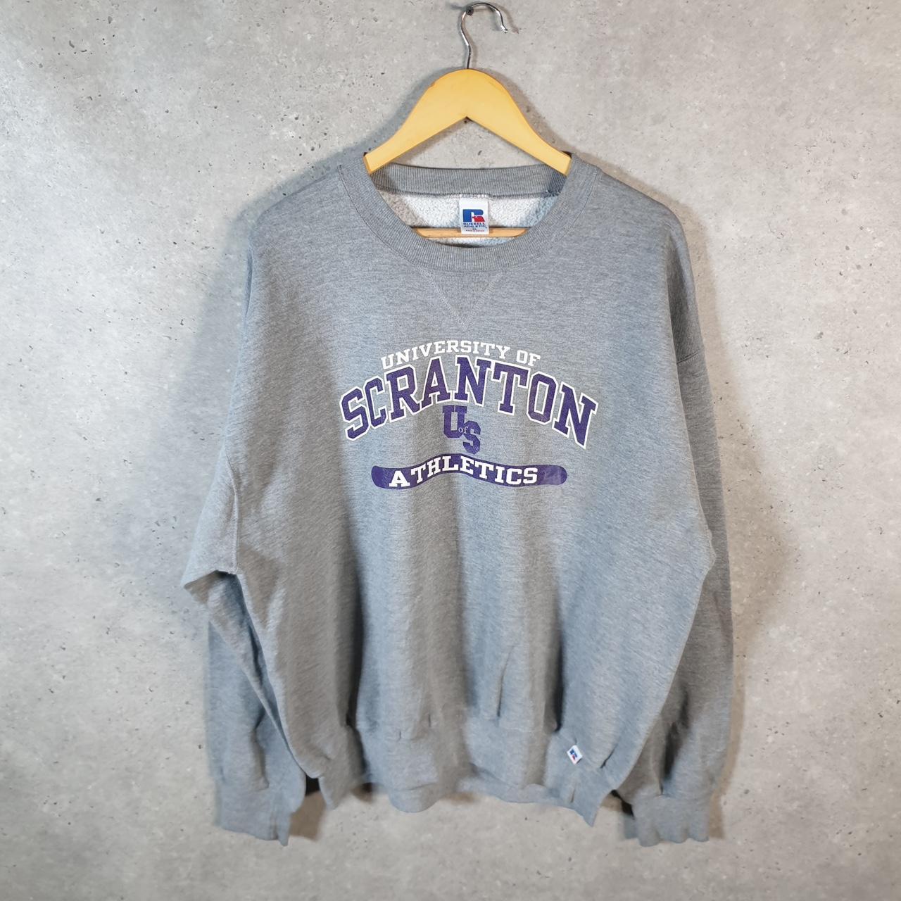 Vintage Russell Athletic Scranton Uni Athletics USA Sweatshirt Men’s XL Grey Pullover