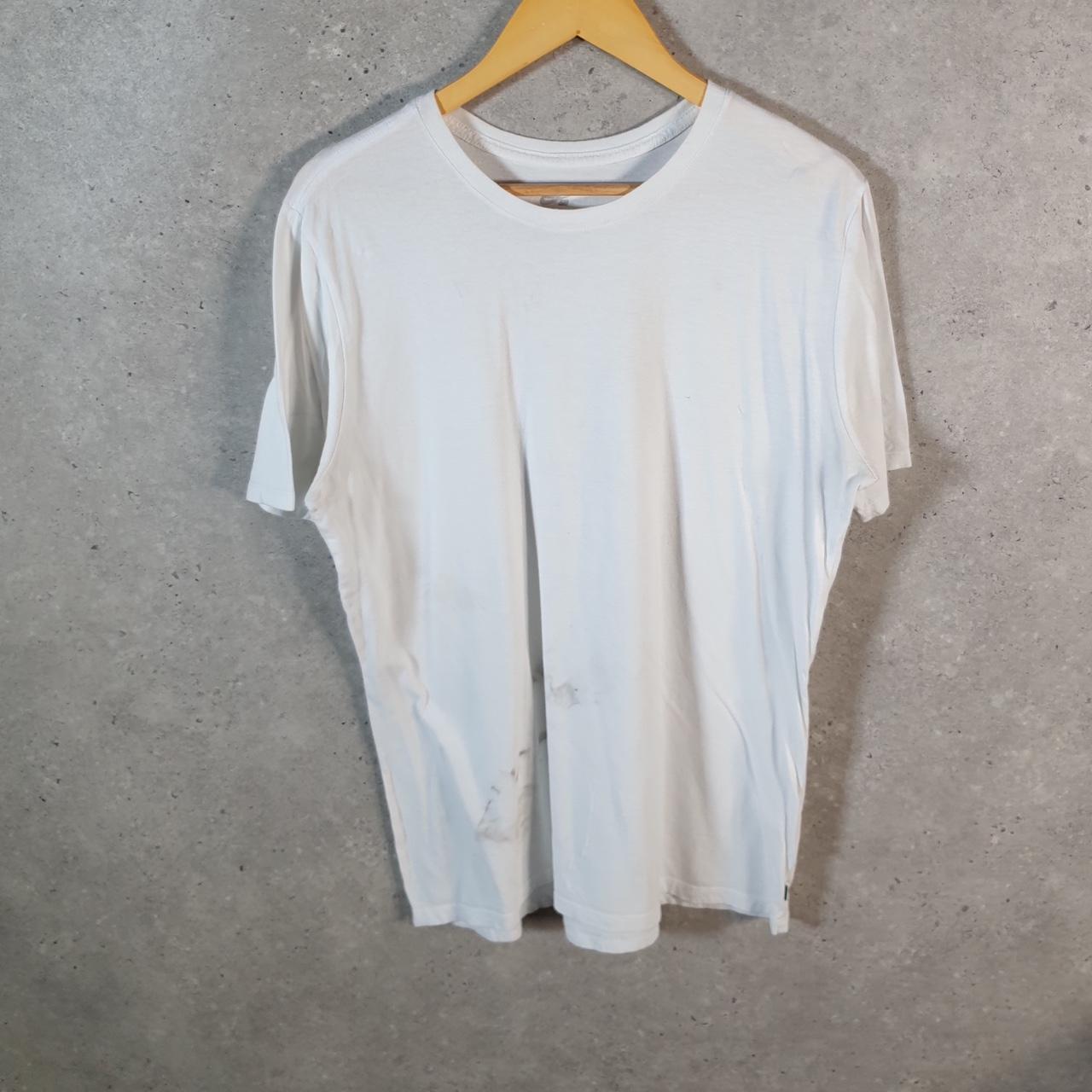 Vintage Nike SB Spellout T Shirt Men’s Large White Blank Casual Athletic