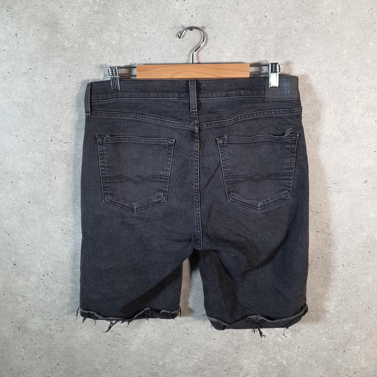 Vintage Levi’s Distressed Baggy Shorts Jorts Cargo Men’s W34 Grey Relaxed Denim A4519