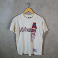 Vintage The Game Alabama Crimson Tide 90s USA Single Stitch T Shirt Men’s Medium White