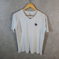 Vintage Marco Donateli Embroidered Logo T Shirt Mens Medium White Athletic Casual