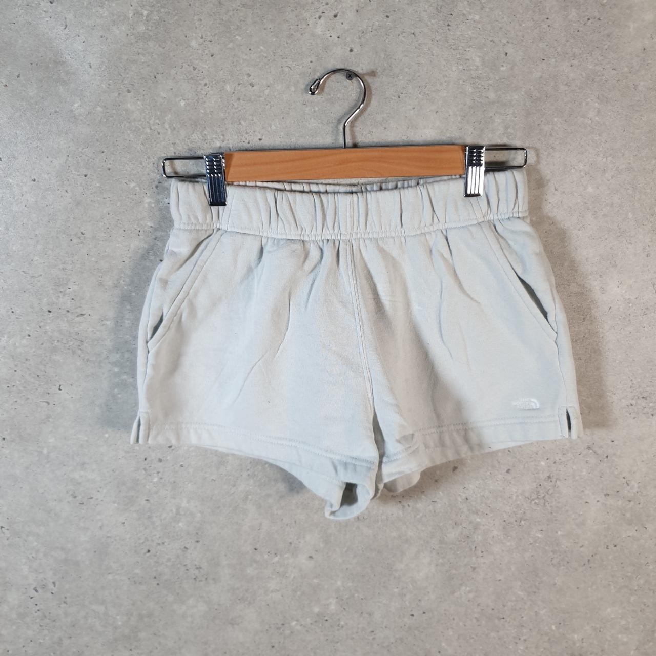 Vintage The North Face TNF Shorts Jorts Chino Cargo Womens Medium Beige Baggy Cotton