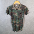 Vintage RealTree Army 90s USA Graphic Single Stitch T Shirt Men’s XS Green