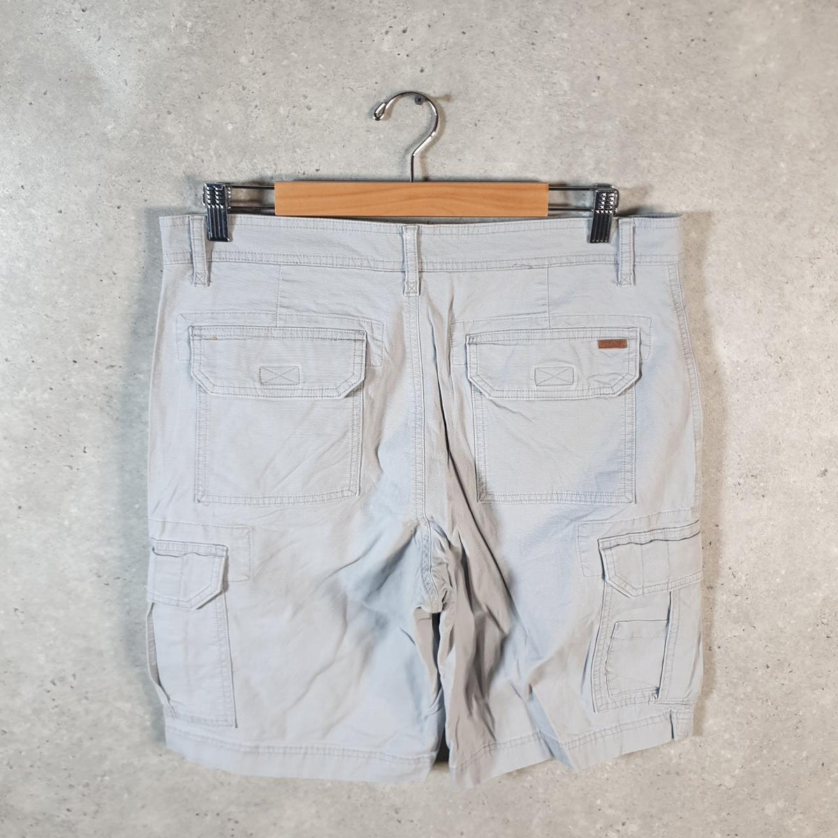 Vintage Chaps Ralph Lauren Polo Shorts Jorts Cargo Men’s W33 Blue Baggy Cotton