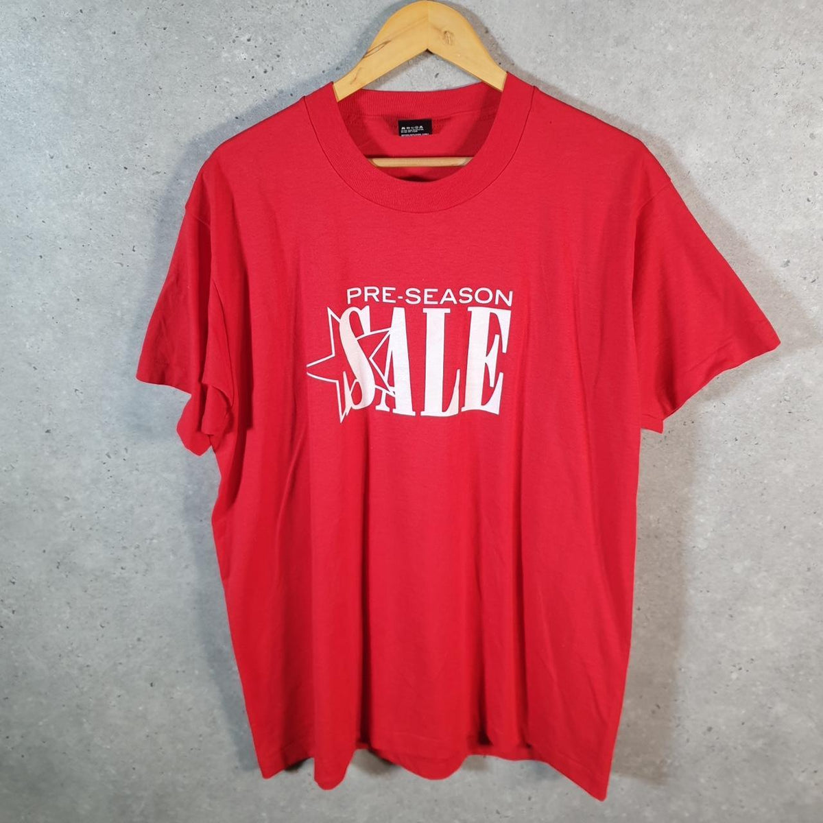 Vintage Screen Stars Pre Season Sale 90s USA Single Stitch T Shirt Men’s XL Red C8365