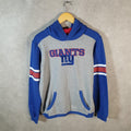 Vintage NFL New York Giants Hoodie Youth XL Grey Pullover USA Pro Sport American Football