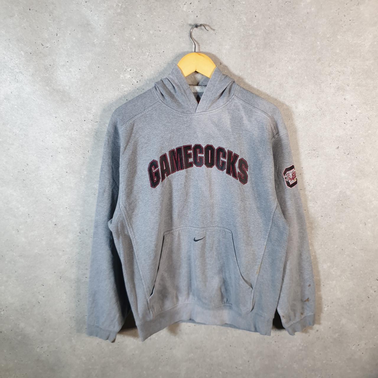 Vintage Nike Team Gamecocks Embroidered Sweatshirt Men’s Small Grey Swoosh Y2K Logo