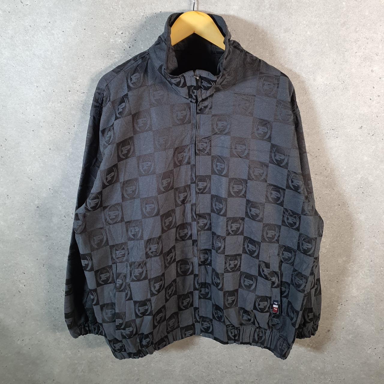 Vintage Piko Fleece Jacket Mens Large 2XL Grey Hawaii Surfing Skate USA Winter Fur