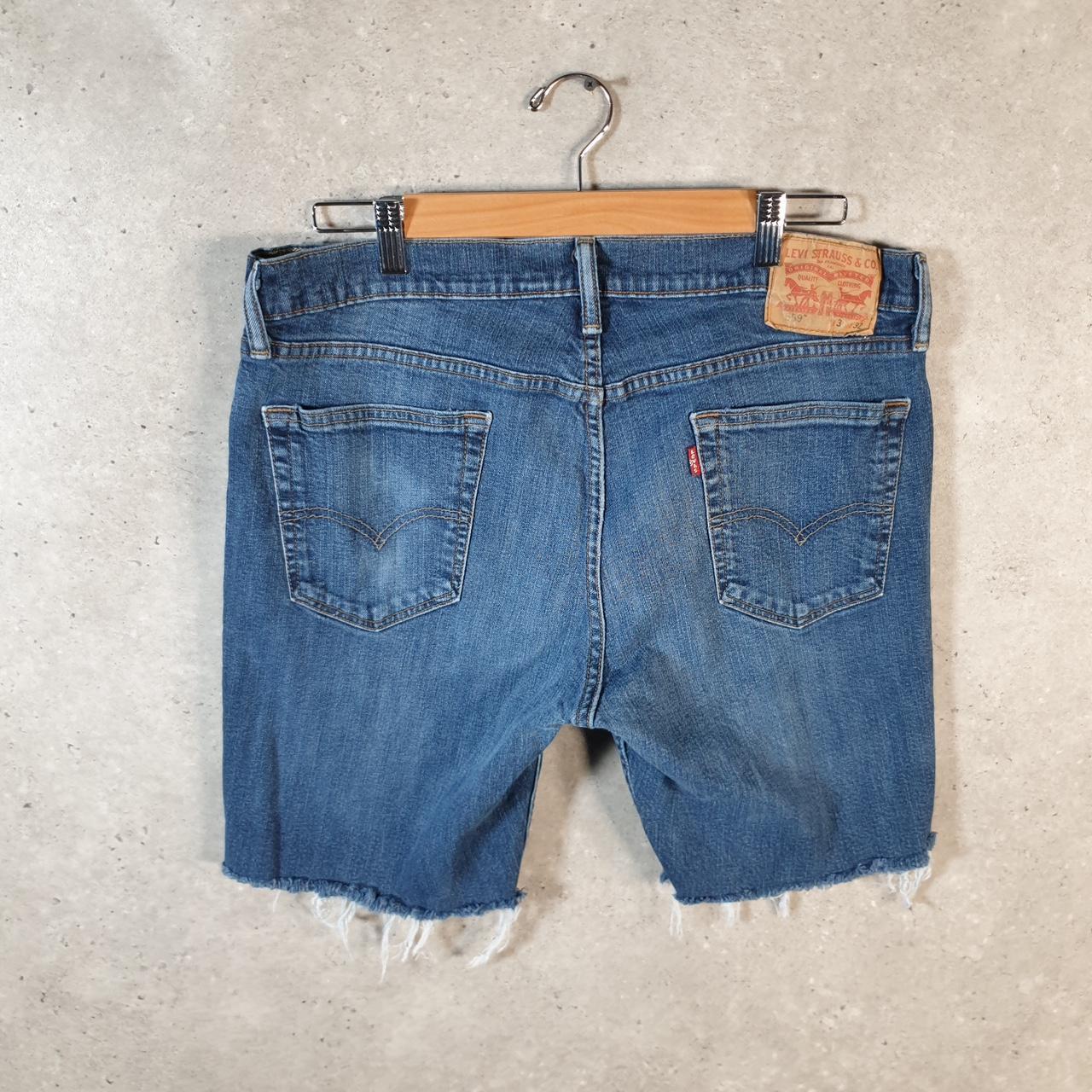 Vintage Levi’s 559 Baggy Shorts Jorts Cargo Mens W36 Blue Relaxed Denim