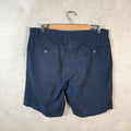 Vintage Dockers Chino Shorts Jorts Cargo Men’s W36 Navy Blue Baggy Cotton