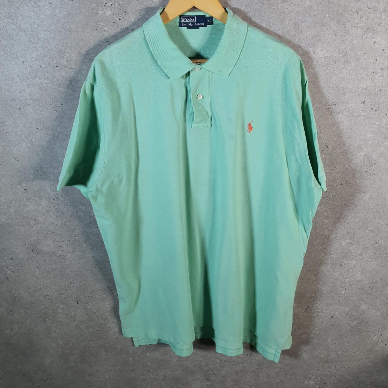 Vintage Ralph Lauren Polo Shirt Men’s XL Blue Classic Fit Embroidered Pony