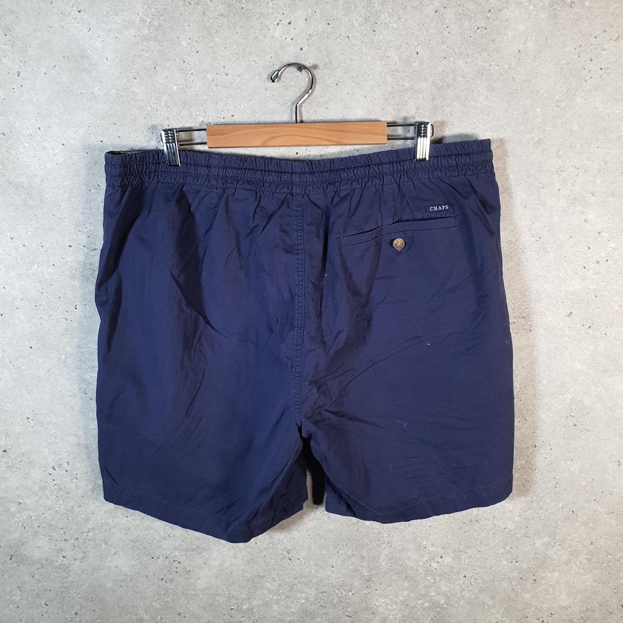 Vintage Chaps Ralph Lauren Polo Shorts Jorts Cargo Men’s XL Navy Blue Baggy Cotton