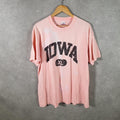 Vintage Fruit of the Loom Iowa XL USA Single Stitch T Shirt Men’s XL Pink 1