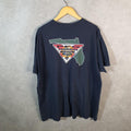 Vintage Columbia Performance Fishing Gear T Shirt Shirt Men’s 2XL Black Logo Athletic C9729
