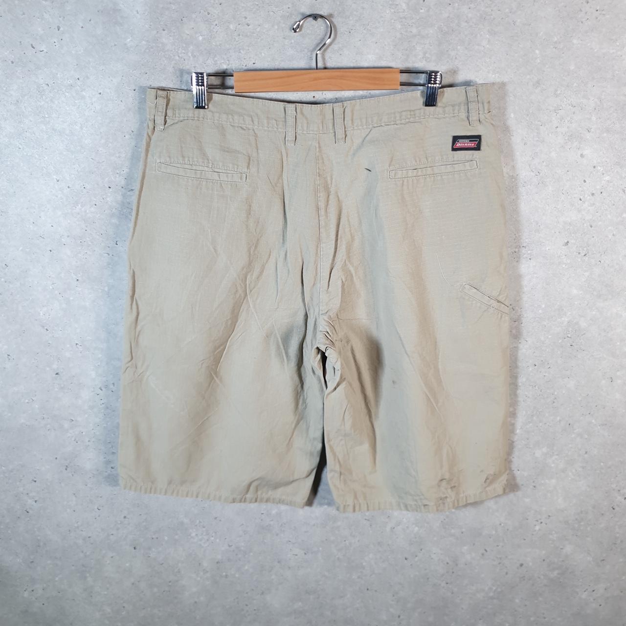 Vintage Dickies Baggy Chino Shorts Jorts Cargo Mens W36 Brown Loose Fit