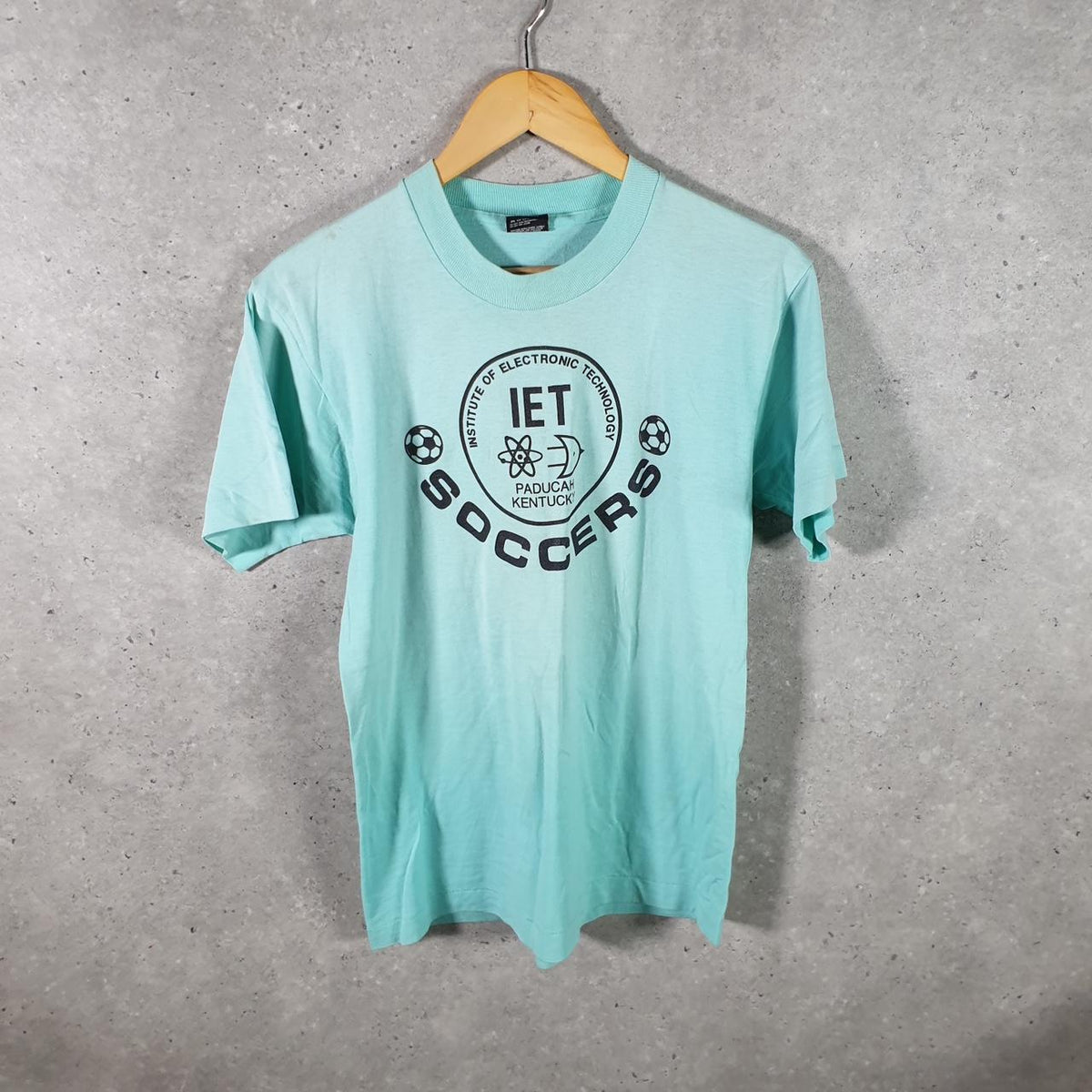 Vintage Screen Stars Best Paducah Kentucky Soccer USA Single Stitch T Shirt Men’s Medium Blue Big Fish Vintage