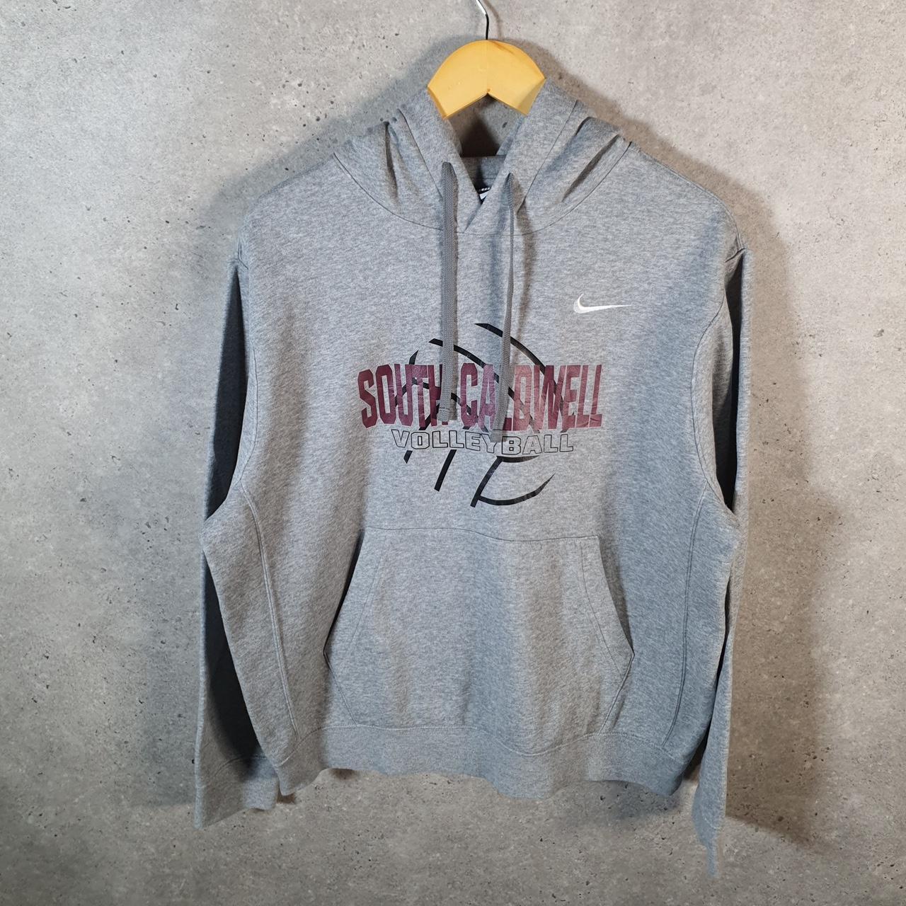 Vintage Nike South Carolina Volleyball Hoodie Men’s Large Grey Swoosh Y2K