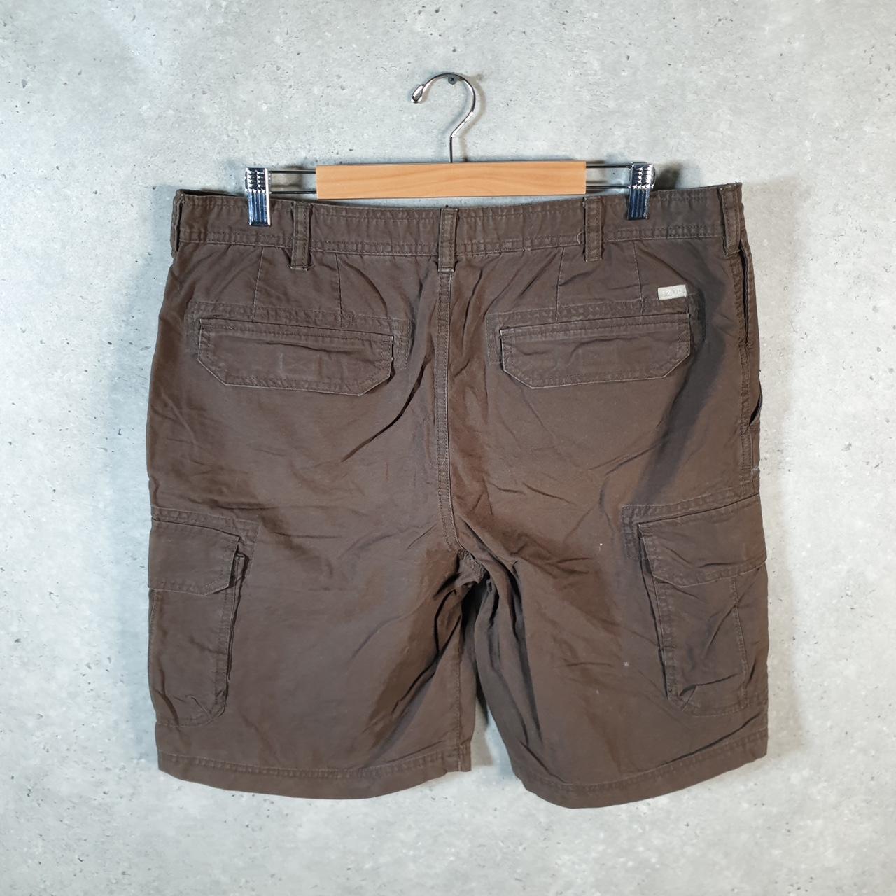 Vintage Izod Golf Chino Shorts Jorts Cargo Men’s W38 Brown Baggy Cotton