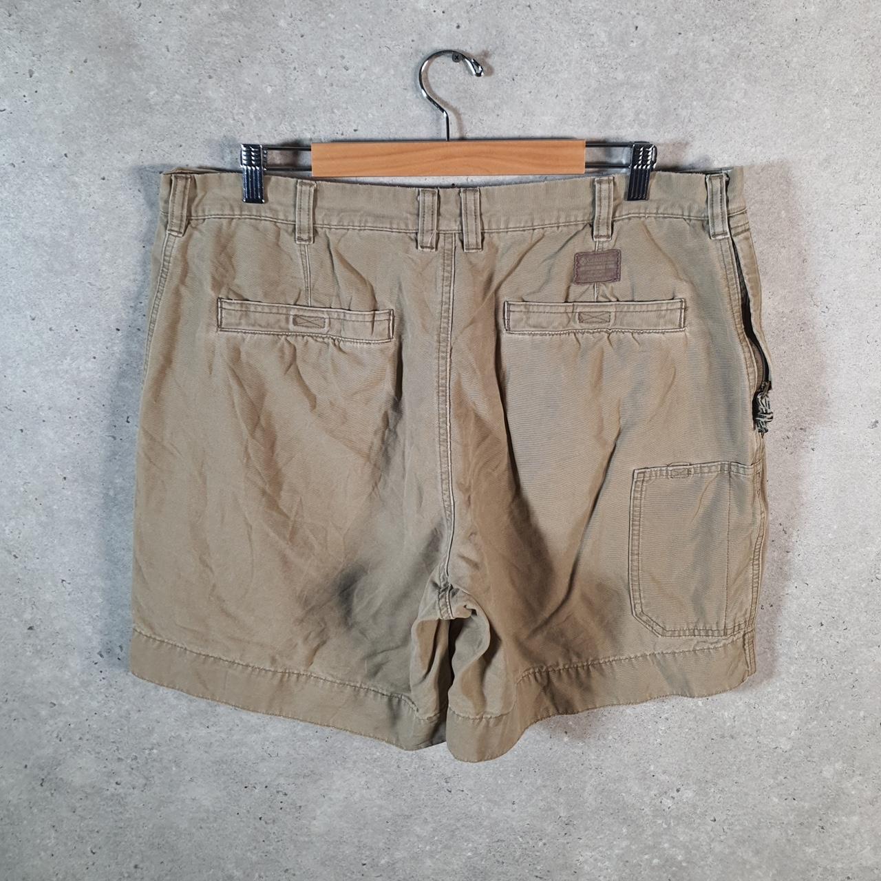 Vintage Columbia Carpenter Shorts Jorts Cargo Men’s W40 Brown Athletic Hiking Baggy A4438