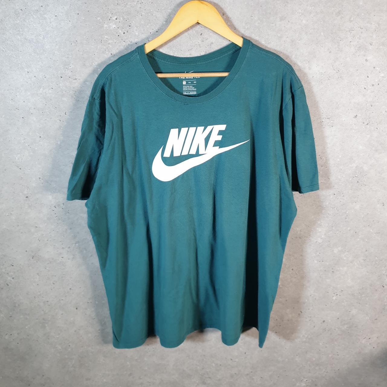 Vintage Nike Club Spellout T Shirt Men’s 2XL Blue Logo Swoosh Athletic