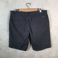 Vintage Dockers Chino Shorts Jorts Cargo Men’s W38 Black Baggy Cotton A4424
