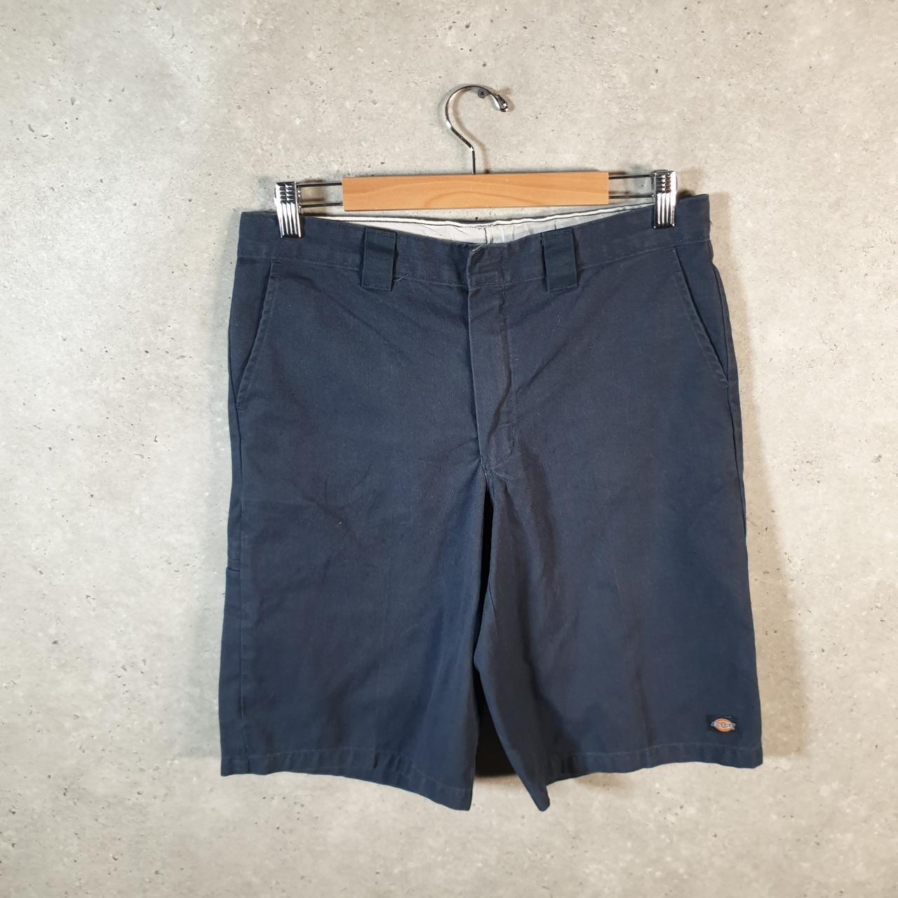 Vintage Dickies Baggy Chino Shorts Jorts Cargo Womens W30 Navy Blue Loose Fit