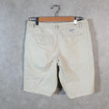 Vintage Ralph Lauren Polo Shorts Jorts Chino Cargo Womens W30 Beige Baggy Cotton