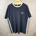 Vintage Ralph Lauren Polo Jeans USA T Shirt Men’s Large Black Embroidered Classic Fit Pony