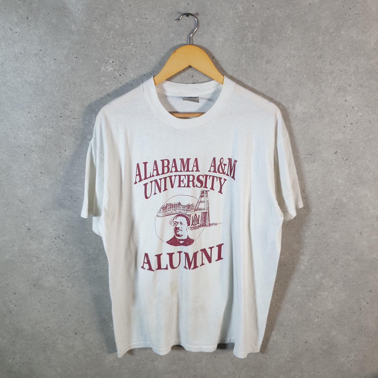 Vintage Oneita Power Alabama Uni Alumni 90s USA Single Stitch T Shirt Men’s XL White