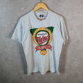 Vintage Screen Stars 1991 Minnesota Twins Baseball Single Stitch T Shirt Men’s Large Grey C9378