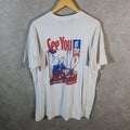 Vintage Fruit of the Loom 1996 See you At The Pole USA Single Stitch T Shirt Men’s XL White
