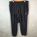 Vintage Nike Sweatpant Joggers Mens XL Black Embroidered Swoosh Sports Tracksuit - Big Fish Vintage