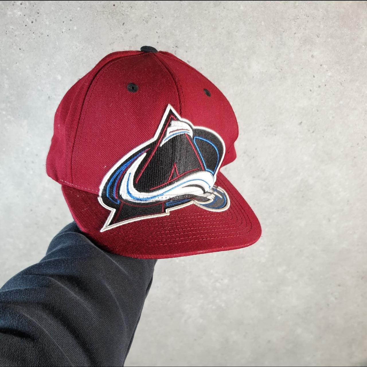 Vintage NHL Colorado Avalanche Adjustable Cap Men’s USA Spellout Athletic Sports C8544