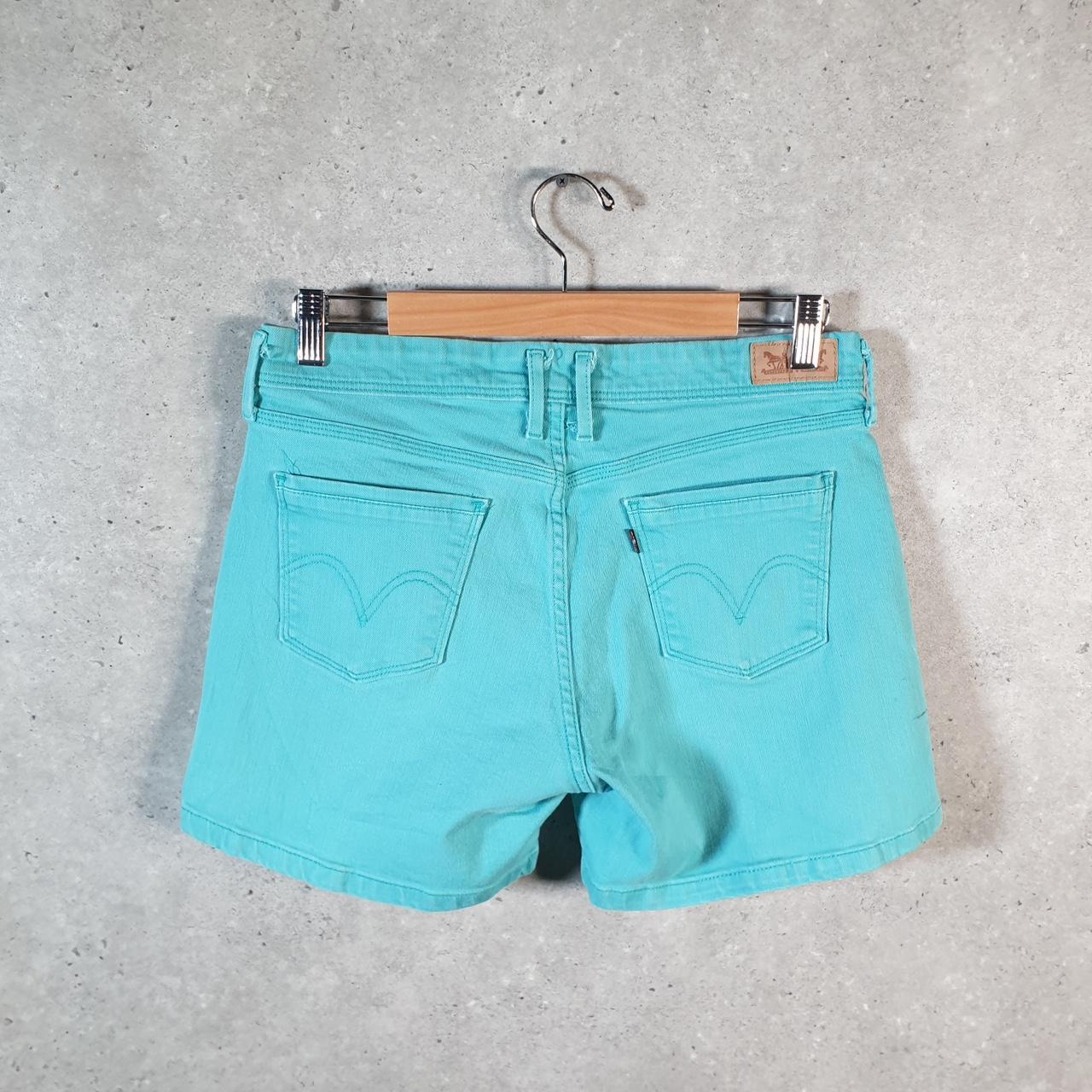 Vintage Levi’s Baggy Shorts Jorts Cargo Womens W29 Blue relaxed Denim