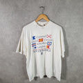 Vintage Tortuga Song Of America 90s Single Stitch T Shirt Men’s Large White