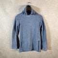 Vintage Nike Dri Fit fleece Sweatshirt Womens XS Blue Swoosh Y2K Pullover