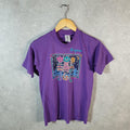 Vintage Best Fruit of the Loom Arizona USA Single Stitch T Shirt Womens Medium Purple 1