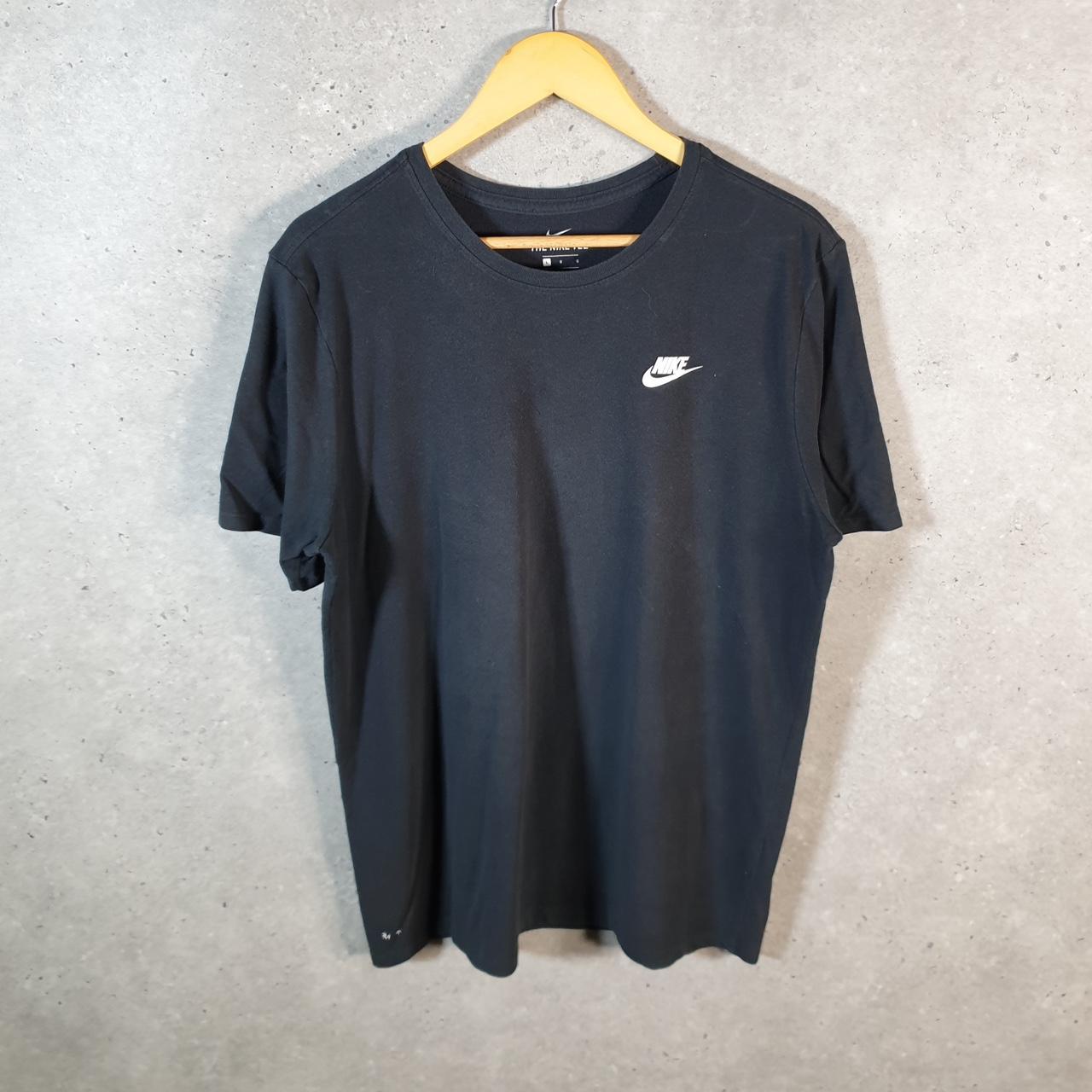 Vintage Nike Spellout Dri Fit T Shirt Men’s Large Black Logo Swoosh Athletic