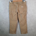 Vintage Carhartt Carpenter Trousers Womens W30 L30 Brown Original Fit Workwear USA