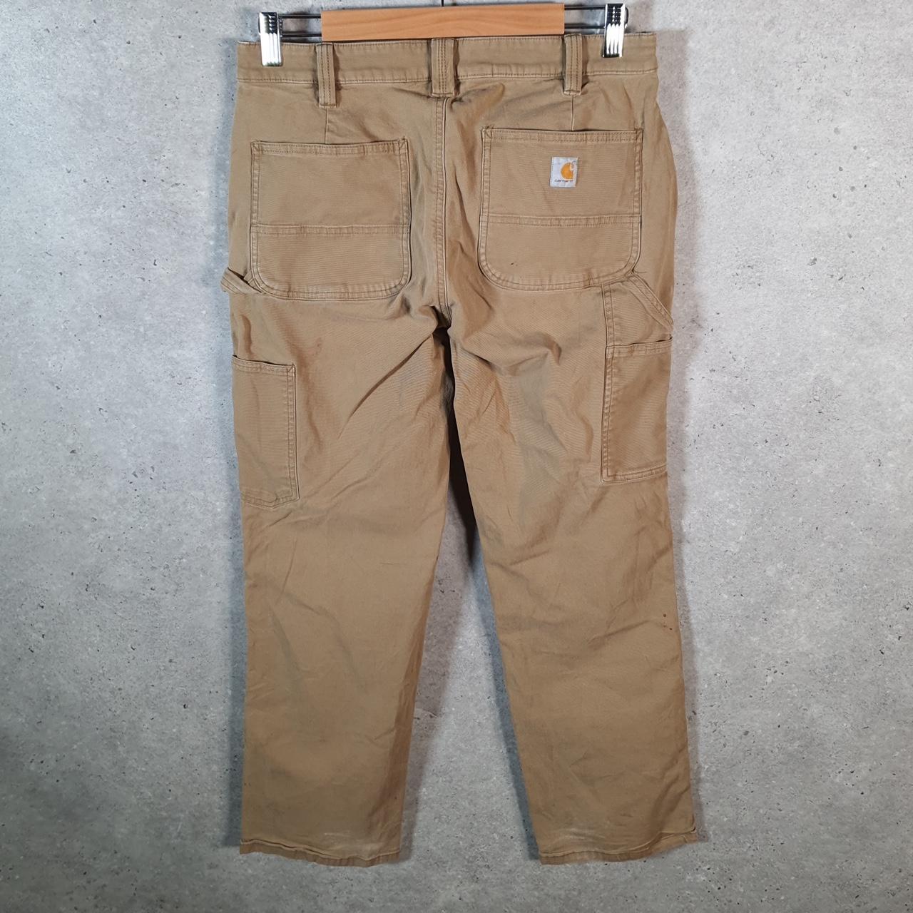 Vintage Carhartt Carpenter Trousers Womens W30 L30 Brown Original Fit Workwear USA