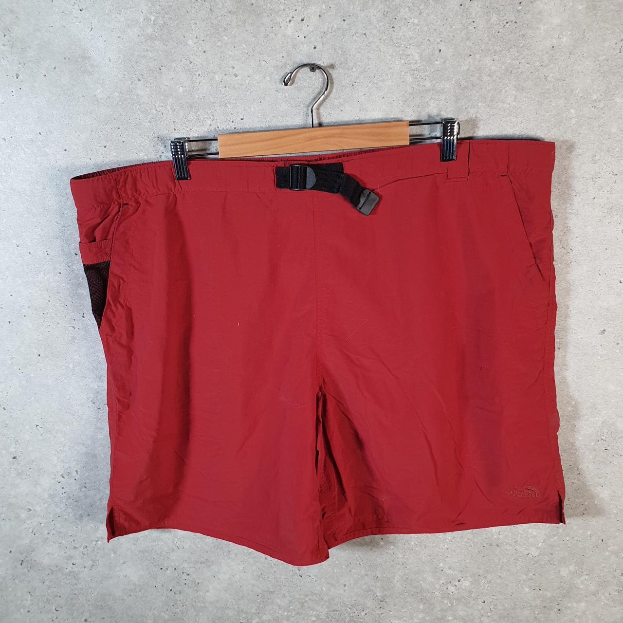 Vintage The North Face TNF Shorts Jorts Chino Cargo Men’s XL Red Baggy Cotton