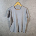 Vintage Ralph Lauren Polo T Shirt Men’s Large Grey Embroidered Pony Classic Fit C9100