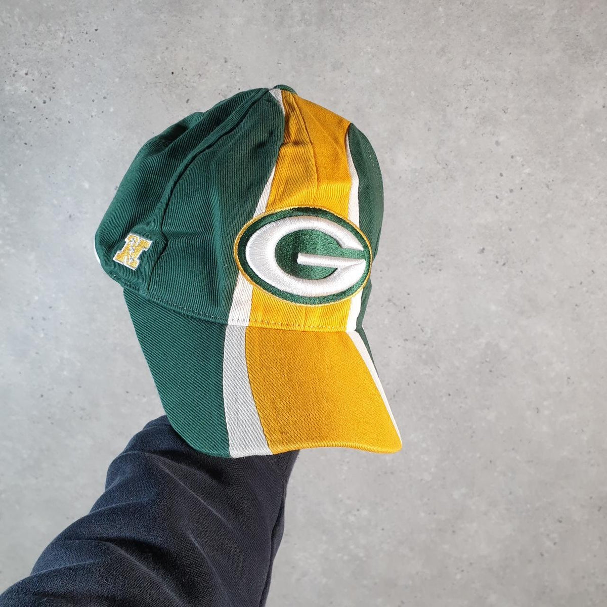 Vintage Reebok NFL Green Bay Packers Cap Men’s USA Spellout Athletic C8537