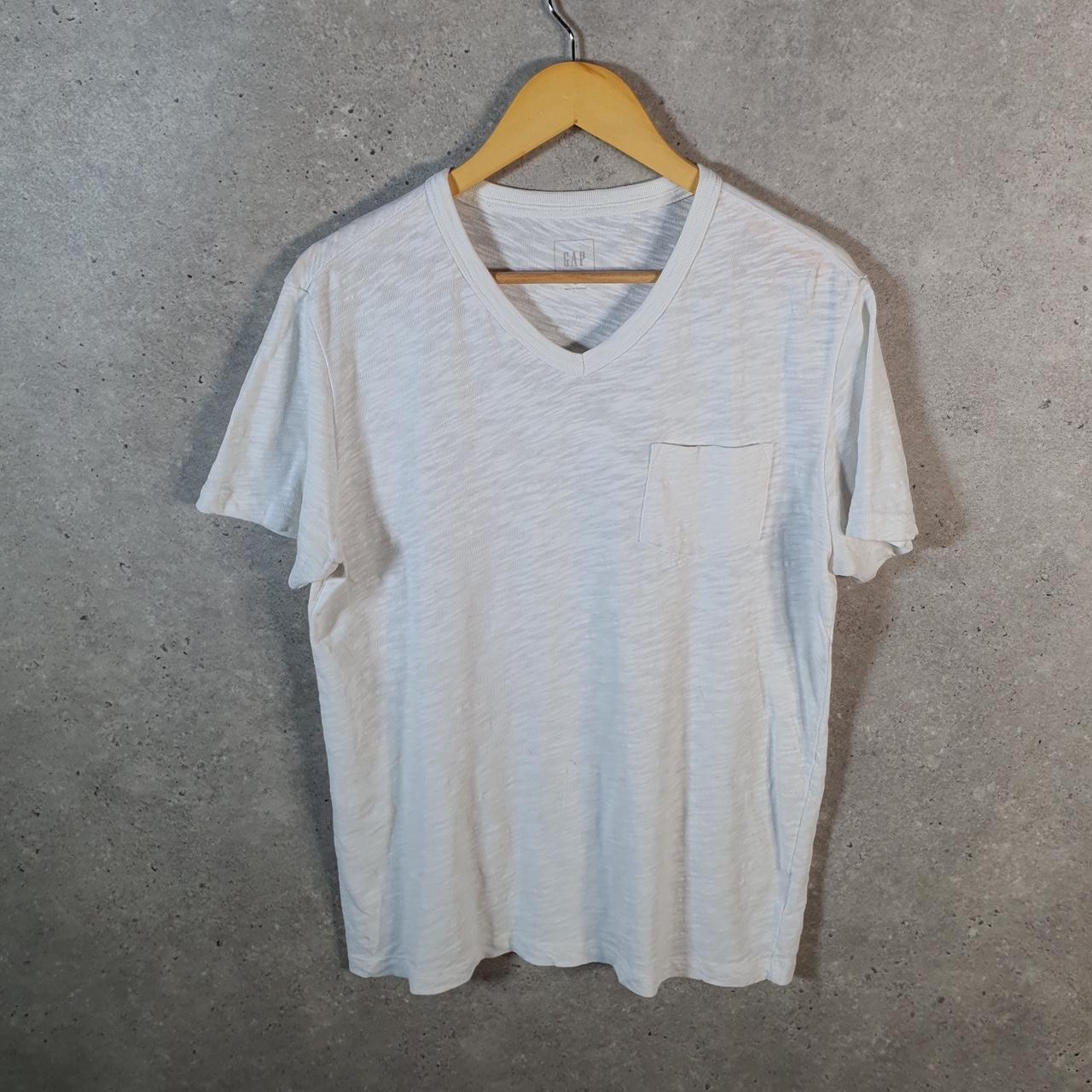 Vintage Gap T Shirt Men’s Medium Grey Standard Fit Casual Blank