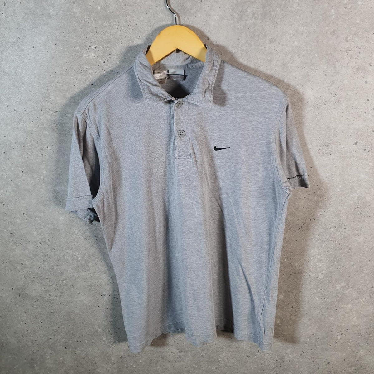 Vintage Nike 90s USA Golf Polo Shirt Men’s Medium Grey Embroidered Logo