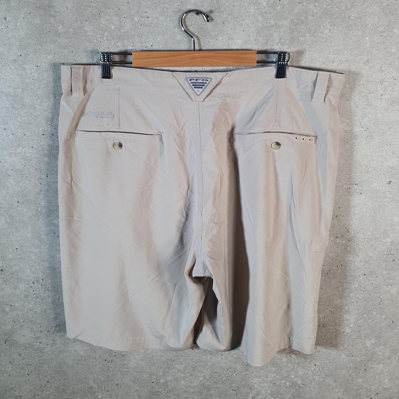 Vintage Columbia Carpenter Shorts Jorts Cargo Men’s W40 Brown Athletic Hiking Fishing Gear A4463