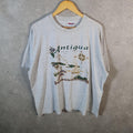 Vintage Hanes Antigua West Indies Map 90s USA Single Stitch T Shirt Men’s XL Grey