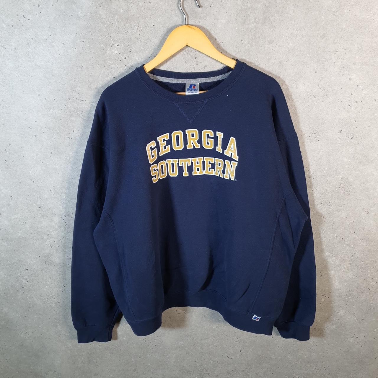 Vintage Russell Athletic Georgia Southern USA Sweatshirt Men’s XL Blue Pullover